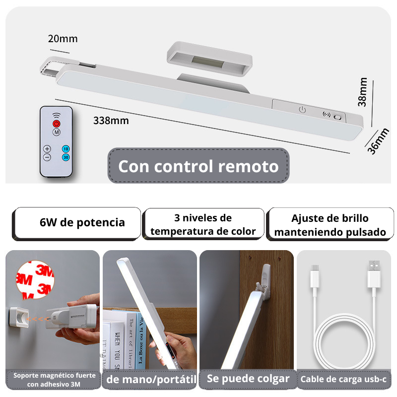 Lámpara de escritorio magnetica